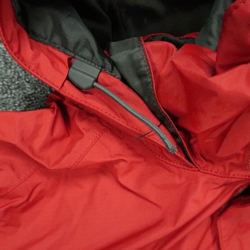 The North Face Jacket Mens Medium Red Resolve 2 Waterproof DryVent Hooded Lined